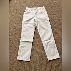 White Dickies cargo jean pants